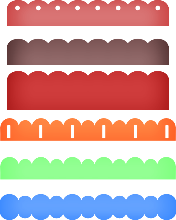 Scalloped Borders Scalloped Borders